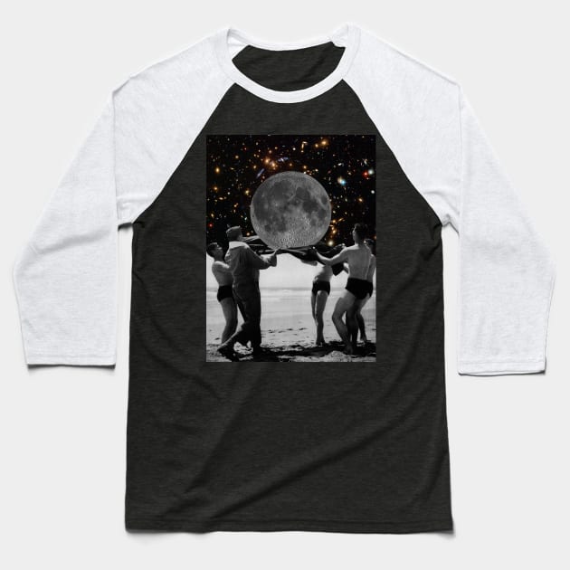 Full Moon Party Baseball T-Shirt by Lerson Pannawit